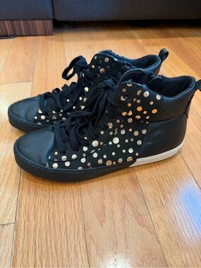 Geox high top sneakers size 5.5